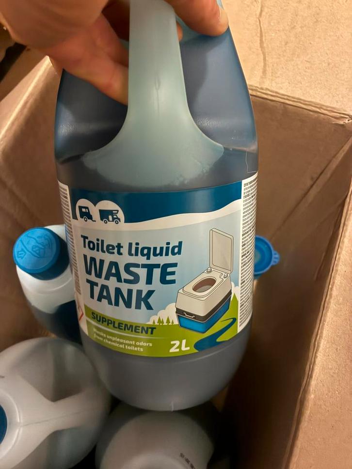 Toiletvloeistof Chemisch Toilet 1 en 2 liter flessen, Caravans en Kamperen, Kampeeraccessoires, Ophalen of Verzenden