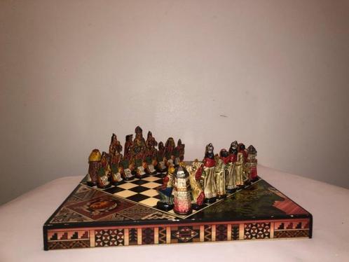 Uniek Peruaans schaakspel, Hobby en Vrije tijd, Gezelschapsspellen | Bordspellen, Gebruikt, Een of twee spelers, Ophalen of Verzenden