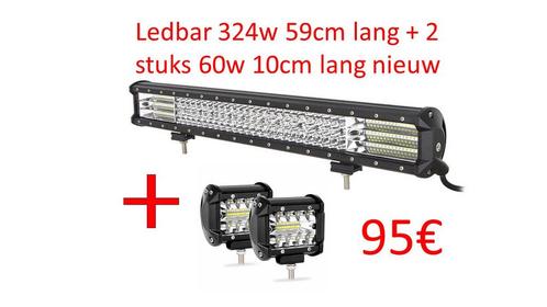 Led bar 324w + 2 x 60w nieuw!, Auto diversen, Tuning en Styling, Ophalen of Verzenden