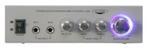 Stereo karaoke versterker 2 x 50 Watt Zilver 003-B, Audio, Tv en Foto, Karaoke-apparatuur, Ophalen of Verzenden, Nieuw