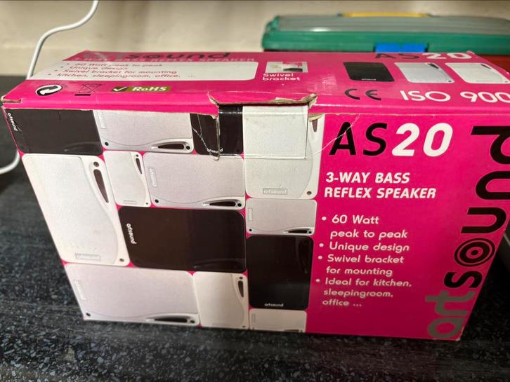 Art Sound boxen AS 20 en AS 40, Audio, Tv en Foto, Luidsprekerboxen, Zo goed als nieuw, Ophalen