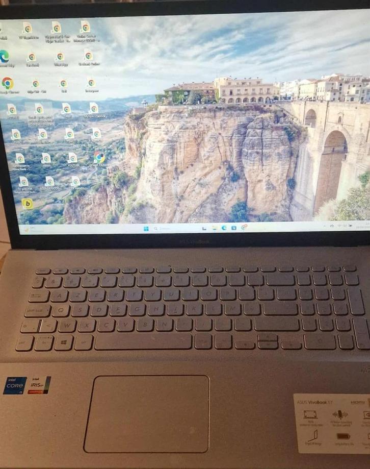 labtop, Computers en Software, Windows Laptops, Zo goed als nieuw, 17 inch of meer, HDD, 2 tot 3 Ghz, 8 GB, Azerty, Met videokaart