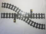 Lego 9v trein rails wissels 4531 MOD (4), Briques en vrac, Lego, Utilisé, Enlèvement ou Envoi