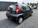 Peugeot 107 1.0i, 2007, 64.000km, Elektrische ruiten + 12m G, Zwart, Zwart, Bedrijf, Euro 4