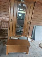 Oude houten sta-kapstok, Huis en Inrichting, 150 tot 200 cm, Gebruikt, Staande kapstok, Hout