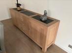 Barkast en dressoir, Huis en Inrichting, Kasten | Dressoirs, Ophalen, Gebruikt, Eikenhout