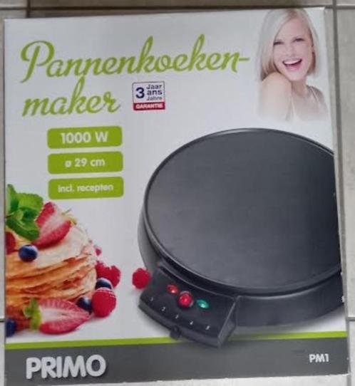 Primo Pannenkoekenmaker, Elektronische apparatuur, Wafelijzers, Nieuw, Ophalen of Verzenden