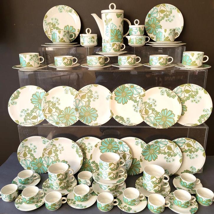 ✔️Villeroy & Boch SCARLET, Antiek en Kunst, Antiek | Servies compleet, Verzenden