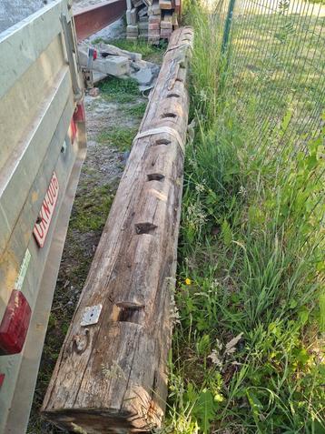 Eiken balk 30x30 5m Lengte 125 euro, Doe-het-zelf en Bouw, Hout en Planken, Ophalen, Gebruikt, Eiken, Balk