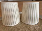2 kleine lampenkappen, Ophalen of Verzenden, Zo goed als nieuw, Wit