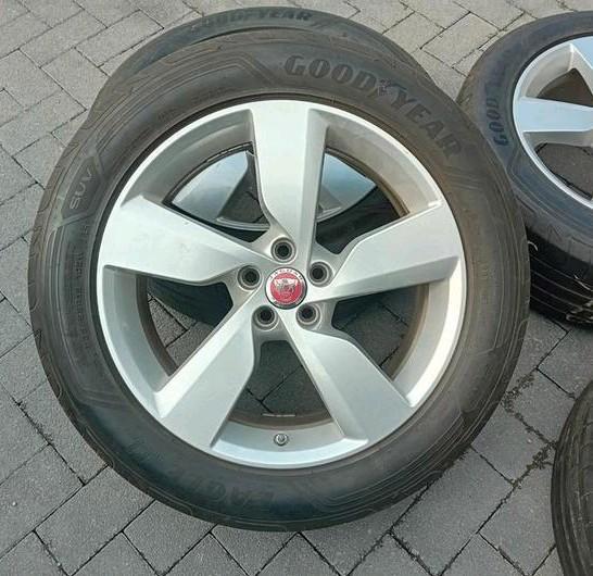 Velgen alu zomerbanden Jaguar F-Pace 19inch 5x108 TPMS 4mm🚖, Auto diversen, Tuning en Styling, Ophalen