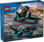 Lego city 60406 Race Car and Car Carrier Truck, Enlèvement ou Envoi, Neuf, Ensemble complet, Lego