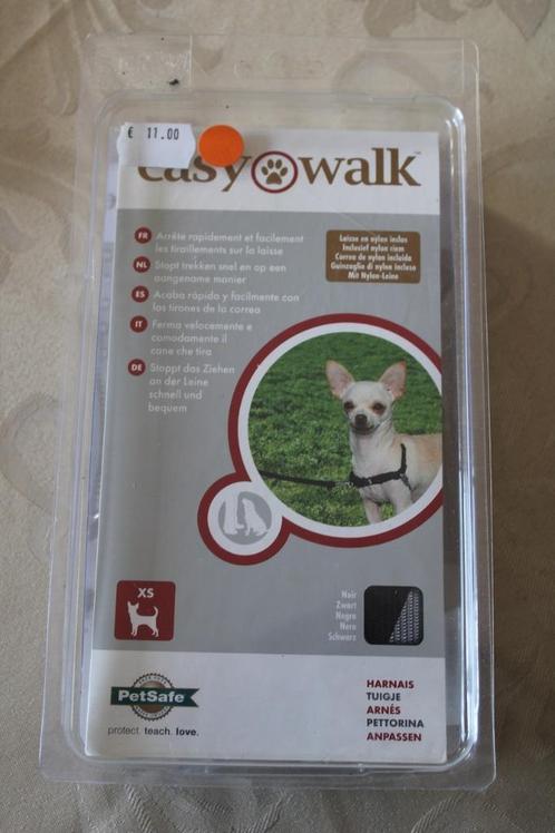 Easy walk harnas zwart/grijs XS buikriem 30 tot 40 cm, Dieren en Toebehoren, Hondenhalsbanden en Penningen, Nieuw, Ophalen of Verzenden