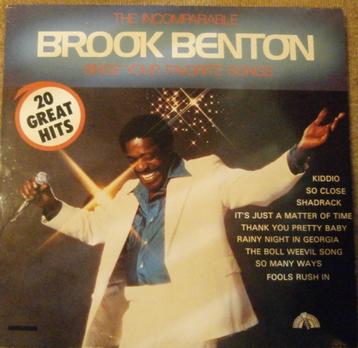 The Incomparable Brook Benton Sings Your Favorite Songs - Lp, 12 pouces, Enlèvement ou Envoi, Soul, Nu Soul ou Neo Soul, Comme neuf