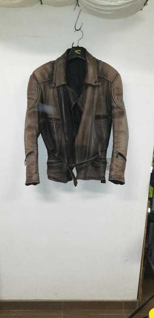 Vintage motorvest heren en dames maat 52 en XS, Motoren, Kleding | Motorkleding, Jas | leer, Dames, Heren, Tweedehands, Ophalen