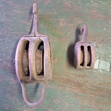 houten katrol, Ophalen