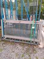 Nieuwe aluminium deur met glas, Nieuw, 215 cm of meer, 100 tot 120 cm, Buitendeur