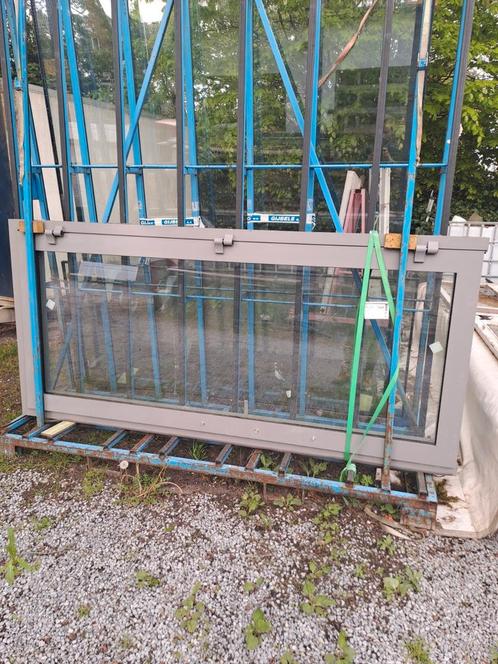 Nieuwe aluminium deur met glas, Bricolage & Construction, Fenêtres & Moustiquaires, Neuf, Porte extérieure, 215 cm ou plus, 100 à 120 cm
