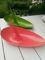 Design fruitschaal ( 2) met bijhorende mesjes, Enlèvement, Comme neuf