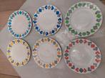 6 assiettes vintage l'armandinoise Caro manbo, Enlèvement