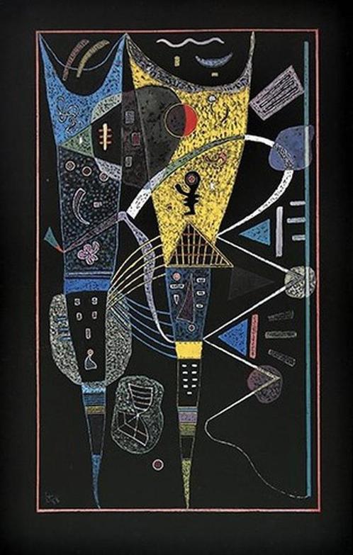 Wassily Kandinsky — La Double Tension, Antiquités & Art, Art | Lithographies & Sérigraphies, Envoi