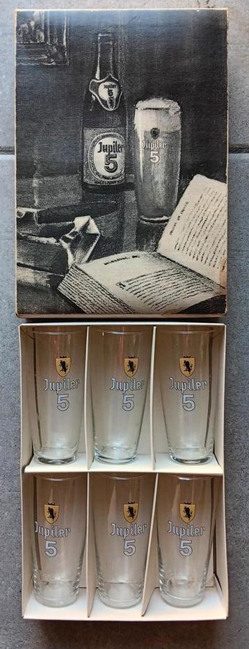 Jupiler : Très rare et ancien coffret Jupiler 5 top, Enlèvement ou Envoi