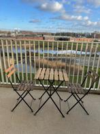 Tarno Ikea - Tables et 2 chaises extérieures avec coussins, Tuin en Terras, Tuintafels, Ophalen, Zo goed als nieuw, Vierkant