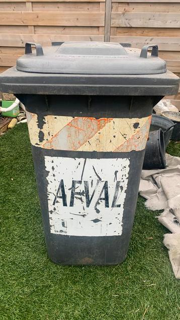 Afval container 250l, 40 litres ou plus, Enlèvement, Utilisé, 75 cm ou plus