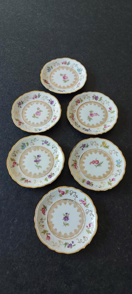 6 petit four bordjes Bavaria, Antiek en Kunst, Antiek | Servies los, Ophalen of Verzenden