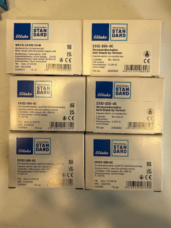 Eltako impulsschakelaar, Bricolage & Construction, Électricité & Câbles, Neuf, Enlèvement