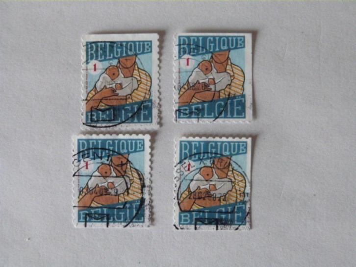 België gestempeld nr. 3739/39c, Postzegels en Munten, Postzegels | Europa | België, Gestempeld, Gestempeld, Ophalen of Verzenden