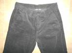 Zwarte stretch ribfluweel broek / Maat 48/50 of M, Kleding | Heren, Broeken en Pantalons, Ophalen of Verzenden, Zo goed als nieuw