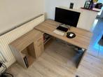 Hoekbureau - hout, Huis en Inrichting, Bureaus, Ophalen, Zo goed als nieuw, Bureau