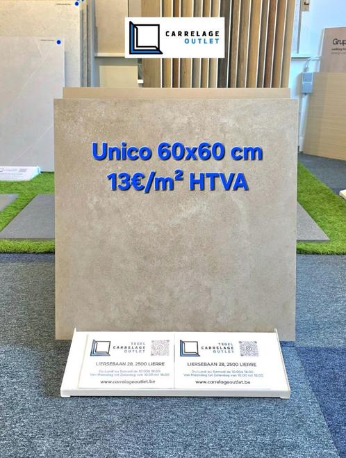 Unico en Khatos 60×60 cm tegel, Doe-het-zelf en Bouw, Tegels, Nieuw, 60 cm of meer, 60 cm of meer, 10 m² of meer, Ophalen