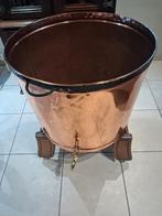 Mooie oude brocante koperen waskuip, Antiek en Kunst, Ophalen, Koper