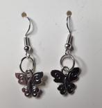 Boucles d'oreilles Papillon, Neuf, Enlèvement ou Envoi, Argent, Argent