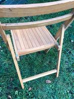 Houten plooistoelen lot of per stuk, Ophalen, Zo goed als nieuw, Hout, Vijf, Zes of meer stoelen