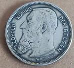 België 2 frank, 1909, Zilver, Ophalen of Verzenden, Losse munt