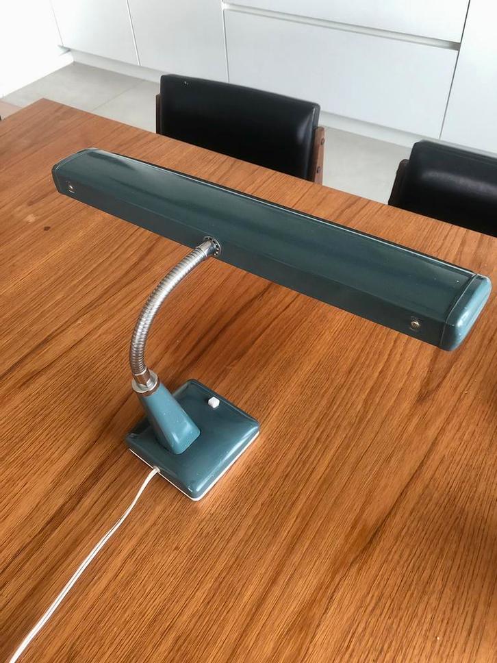 Vintage bureaulamp lijkt op Hitachi, model Moon Light 512., Maison & Meubles, Lampes | Spots, Comme neuf, Enlèvement