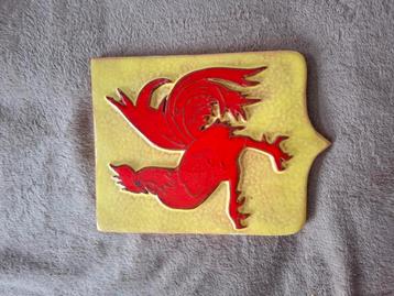 Coq wallon plaque murale  beschikbaar voor biedingen