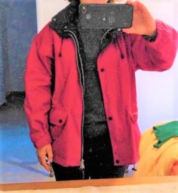 Lafuma (Climaway) rood parka regenjas jas winddicht , S, Rouge, Enlèvement ou Envoi, Taille 36 (S), Comme neuf