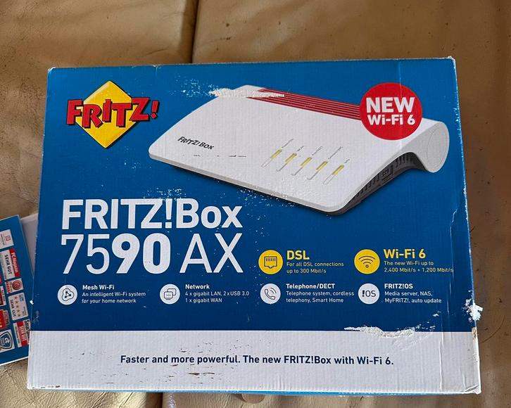FRITZ! FRITZ!Box, Computers en Software, Netwerk switches, Ophalen of Verzenden