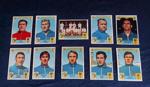 10 versch. Panini stickers 'WK Mexico 70' (Cesc) -originals-, Hobby en Vrije tijd, Stickers en Plaatjes, Gebruikt, Meerdere stickers