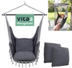 Vita5 XXL Hangstoel tot 200kg - Binnen/Buiten – Opbergtas, Opvouwbaar, Nieuw, Ophalen of Verzenden, Eenpersoons