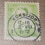 Oude postzegel: Koning Boudewijn - stempel Koksijde 1972, Postzegels en Munten, Met stempel, Koninklijk huis, Frankeerzegel, Ophalen of Verzenden