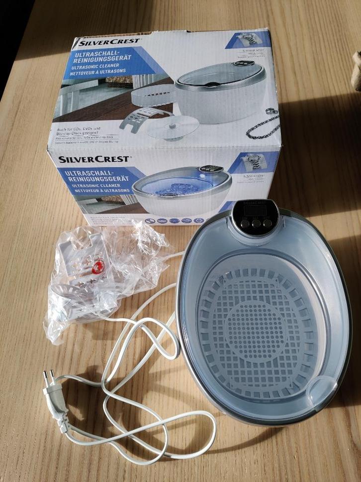Silvercrest ultrasoon reinigingsapparaat, Elektronische apparatuur, Persoonlijke Verzorgingsapparatuur, Zo goed als nieuw, Overige typen