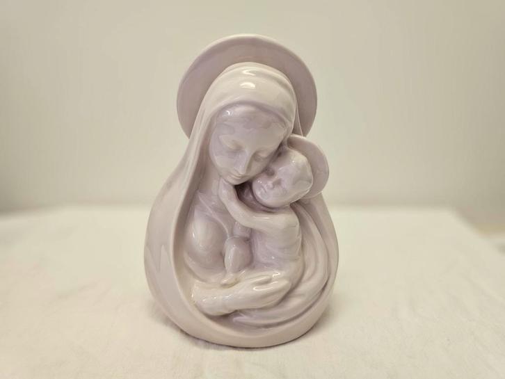 Teco Maria met kind beeld rose kleur, Antiek en Kunst, Antiek | Keramiek en Aardewerk, Ophalen of Verzenden