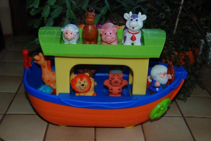 Baby Noah's Ark musical Kiddieland 1 tot 3 jaar oud, Kinderen en Baby's, Speelgoed | Babyspeelgoed, Zo goed als nieuw, Met geluid