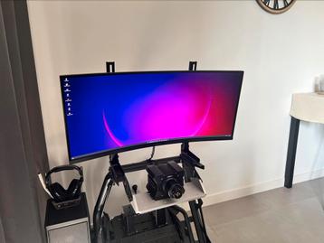 MSI MAG 342CQR E2 34" Curved UltraWide 180Hz, Gaming, MSI, Moins de 1 ms, Comme neuf