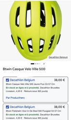 HELM VOOR FIETSEN MET DUBBELE FLUO, SCOOTERS, ENZ..., Fietsen en Brommers, Ophalen, Zo goed als nieuw, S